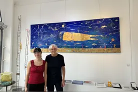 巴黎奥运会｜一位为奥运创作的画家图片