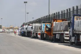 外媒：以色列和埃及同意重开拉法口岸运送人道物资图片