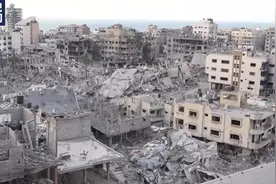 总台直击丨加沙城满地疮痍 希法医院已成痛苦回忆图片