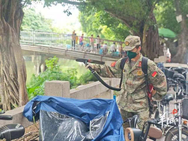 广州民兵投身基孔肯雅热疫情防控
