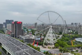 魔都眼｜锦江乐园摩天轮“换代”开拆，新摩天轮暂定118米图片