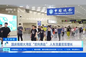 大湾区再现“双向奔赴”热潮！人车流量刷新纪录→图片