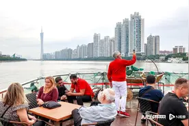 不挤地铁不抢出租！这帮老外坐船去广交会买买买，也太爽了吧图片