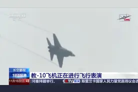 “师傅”也来露一手 教-10飞机现身中国航展图片