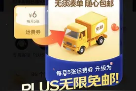 降至59元！京东下调包邮门槛，PLUS会员无限免邮，但100元券权益没了图片