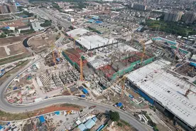 广佛市中心15分钟直达！广湛高铁佛山站建设再传捷报图片