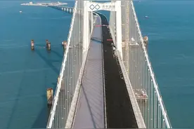 记者深入海平面下二十多米探秘深中通道 长虹卧波气势磅礴 水下立交四通八达图片