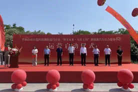 平顶山城乡一体化示范区滨湖街道“智享未来·五星工坊”新能源汽车综合服务中心举行启动运营仪式图片