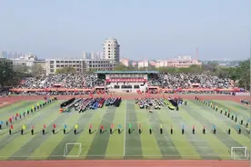 燃动青春！菏泽学院2025年田径运动会开幕！图片