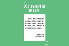 广西德天瀑布景区恢复开园 登高观瀑区暂停开放图片