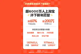 淘宝公布新年许愿数据 身体健康成为首个心愿图片