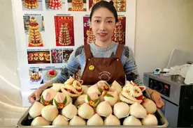 江苏扬州：美得让你舍不得吃！非遗花馍也可以如此惊艳图片