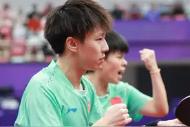 （杭州亚运会）乒乓球——混合双打：中国组合林高远/王艺迪晋级四强图片