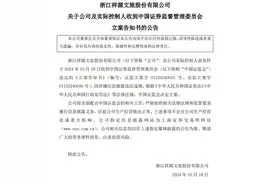 突发！2家公司公告：被立案图片