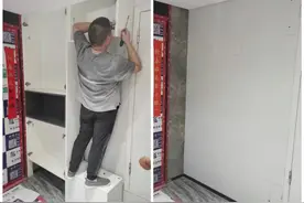 业主在电梯间安装储物柜，武汉徐家棚街执法路长依法拆除图片