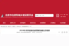 2024年1月北京市监督总站双随机抽查公示信息图片