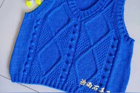 简约实穿款男童小V领背心（附教程）图片