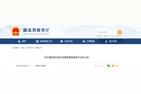 定了！湖北省汽车以旧换新补贴在这里申领图片