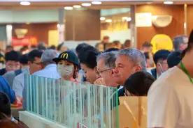 广交会麦当劳里的大生意图片