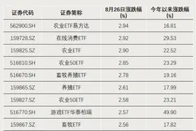 这一主题ETF走强！涨幅榜前十占八席图片