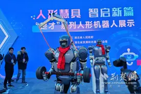 10款“湖北造”人形机器人集中“开工”图片
