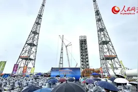 全国首个液体通用型火箭发射工位在海南竣工图片