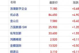 港股AI算力概念逆市活跃 科技行情修复预期再度走高图片
