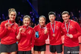 老瓦杯亚洲队夺冠 马龙陈梦取得全胜图片