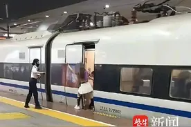 紫牛热点∣女子为等同伴伸腿阻止高铁关门，铁路部门最新回应来了图片