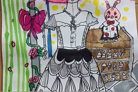 绘画《公主礼服》｜烟台中小学生“才艺秀”作品征集图片