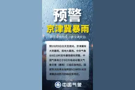 京津冀迎强降雨，这些安全提示需关注！｜海报图片