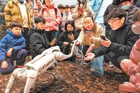科普机器人AI巡展图片