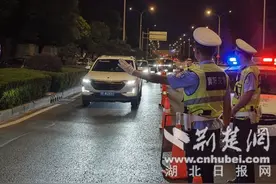 襄阳交警开展夏夜治安巡查宣防集中统一行动图片