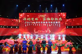 2025 鄂托克旗春晚华彩绽放  共赴祥蛇贺岁之约图片