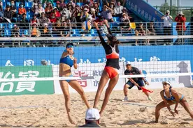 沙排全锦赛：薛晨/曾津津、哈力克江/吴佳欣夺冠图片