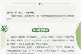 最高16天！多所高校公布“五一”放假安排图片