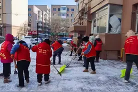哈尔滨市香坊区开启精细化清雪模式图片