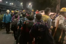 果然视频 | 夜济南：劳务市场里早起的鸟儿找虫吃图片