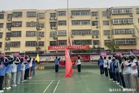 弘扬运动风采 健强中国少年——东昌府区新区小学举办春季运动会图片