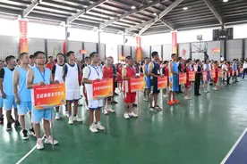 铜川市耀州区石柱镇第二届篮球联赛（村BA）火热开幕图片