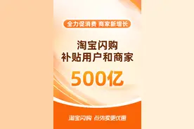 500亿一分不少 淘宝闪购破行业内卷力促新消费图片