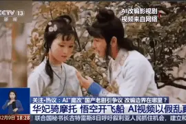 曹操举起机关枪、林黛玉倒拔垂杨柳……AI“魔改”国产老剧你怎么看？图片