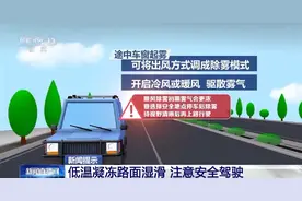 @司机们 雨雪天气路面湿滑 当心“贼冰”出没！图片