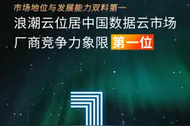中国数据云市场报告发布！浪潮云位居中国数据云市场第一位图片