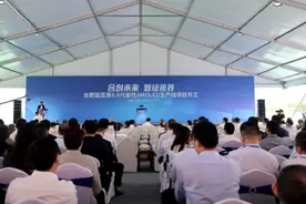 总投资550亿！合肥国显第8．6代AMOLED生产线开工图片