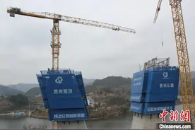 沪昆高速贵阳至安顺段建设已全面复工 建成后将成贵州首条智慧高速图片