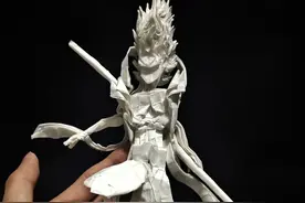 一张纸不剪不裁折出超帅哪吒，浙商大有位动手能力超强的“折纸达人”图片