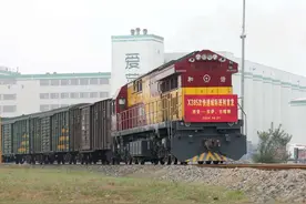 货物从陕西进藏入疆全覆盖 首趟进藏快速城际班列（西安—拉萨、日喀则）成功开行图片