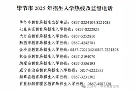 毕节市教育局最新通知！图片