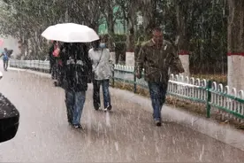 提前赏雪！国庆首日，一场秋雪点缀了山西大同图片